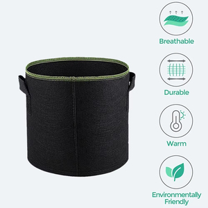 Sacs <span class=keywords><strong>de</strong></span> culture en tissu personnalisés pour plantes, 3, 5, 7, 10 gallons, pour légumes, tomates, fraises, plantes <span class=keywords><strong>de</strong></span> jardin et pommes <span class=keywords><strong>de</strong></span> terre - Product Image 4