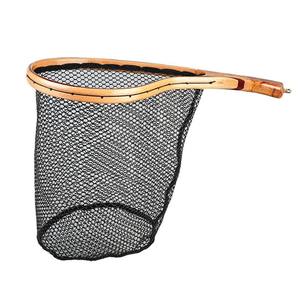 Haut <span class=keywords><strong>droit</strong></span> LN015 épuisette en bois poignée incurvée <span class=keywords><strong>filet</strong></span> <span class=keywords><strong>de</strong></span> cadre en bois pour la pêche à la truite basse <span class=keywords><strong>filet</strong></span> <span class=keywords><strong>de</strong></span> pêche à la mouche Portable - Product Image 3