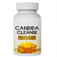 Capsules d'herbes pour nettoyer les intestins de Candida, santé, nettoyage de l'intestin et du côlon, soutien à la nettoyage de Candida, compléments alimentaires à base de plantes