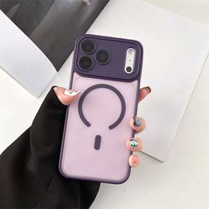 Coque de téléphone anti-chute, couleur unie mate, découpe précise, couverture intégrale, compatible avec iPhone 17 Pro Max - Product Image 5