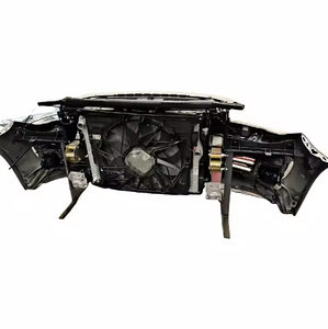 Para BMW F02 F01 730 740 750 760 montaje de parachoques delantero de coche montaje de boca delantera Faro de red medio ventilador electrónico Radiato - Product Image 4