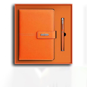 Regalos IStapromo 2024, Nuevo Producto, Agenda de Trabajo de Cuero Suave para Negocios con Bolígrafo, Diseño Moderno para Reuniones, Set de Regalo Empresarial Personalizado - Product Image 6