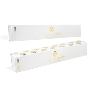 Tùy Chỉnh Sang Trọng Món Quà Màu Đen Thực Phẩm Biscuit <span class=keywords><strong>Macaron</strong></span> Hộp Đóng Gói Ngọt Cookie Bao Bì Giấy <span class=keywords><strong>Macaron</strong></span> Hộp - Product Image 2