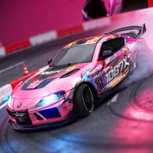 Nouvelle voiture de drift RC Supra SJY-SP4301 1:43, corps en métal moulé sous pression, 4 roues motrices, contrôle proportionnel, câble USB, portée de 50 m, mini voiture de bureau intérieure-extérieure - Product Image 3