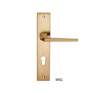 Tiradores de <span class=keywords><strong>puerta</strong></span> de lujo modernos rosas de aluminio francés para <span class=keywords><strong>puerta</strong></span> de casa de jardín de paso de entrada de hotel - Product Image 6