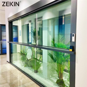 Vente en gros usine : Fenêtres coulissantes électriques en aluminium avec inspection, Fenêtres coulissantes électriques à levage, Murs-rideaux en verre coulissants - Product Image 1