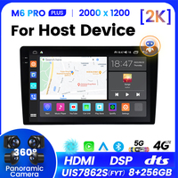 MEKEDE-Sistema de audio multimedia para coche M6 PRO, sistema Android con pantalla QLED, altavoces universales, sistema de sonido
