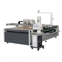 Machine de découpe numérique CNC à plat automatique pour échantillons de carton, découpe de boîtes en carton ondulé, table de découpe numérique