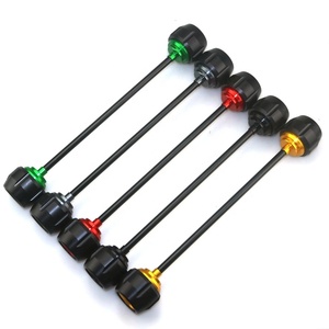 Avant de moto CNC roue fourche d'essieu Crash protecteur curseur support vis pour <span class=keywords><strong>KAWASAKI</strong></span> Z650 Ninja650 2017 2018 <span class=keywords><strong>2019</strong></span> - Product Image 3