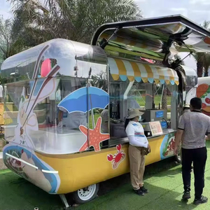 Hot Dog China Food Truck Franquicia Remolque Shawama Mobile Food Truck Street Fast Food Carriage Type Food Truck Instalación completa - Product Image 3