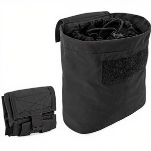 Bolsa Táctica Plegable en Forma de Barril para Cinturón, Bolsa de Cintura Molle, Portaherramientas EDC para Exteriores, Organizador Compacto de Nailon - Product Image 1