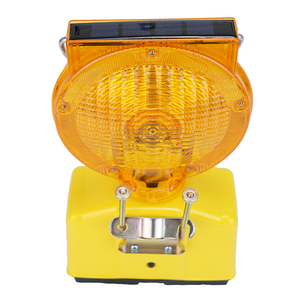 Feu <span class=keywords><strong>de</strong></span> signalisation à barricade solaire à LED Lampe <span class=keywords><strong>de</strong></span> sécurité à LED à économie d'énergie avec crochet pour les ponts routiers et la circulation - Product Image 4