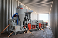 Déstonneuse à double gravité, machine de nettoyage des graines à double table pour le blé, le maïs, le riz, le classeur de grains avec séparateur gravimétrique