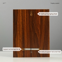 Fabricant sur mesure de cristal avec plaque d'attribution de licence d'entreprise d'accessoires de blé en métal noyer MÉDAILLES