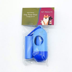 (15bags/roll+One Capsule-Shaped Dispenser)Garbage Items and One Capsule-Shaped Dispenser Set Pet Waste Bag Pet Waste Bag - Product Image 2