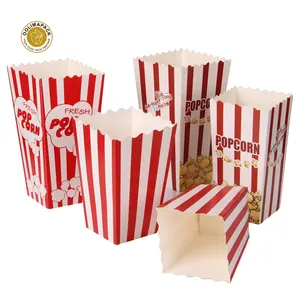 OOLIMAPACK Hot Selling Paper Popcorn Box For Cinema Kraft Paper Popcorn Box