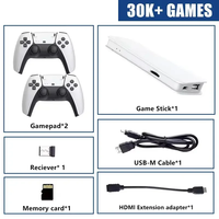 Console de jeu portable M15 4K Pro Game Stick, prend en charge 64 Go, console de jeu rétro classique pour TV 4K avec fonctionnalités HD 4K