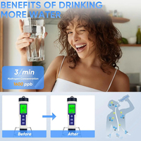 Bouteille d'eau SPRING 420 ml avec emballage personnalisé, technologie SPE, générateur de haute concentration 2000 PPB, vente en gros, usine du Guangdong, Chine