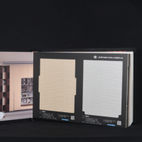 Nouvelle collection de carreaux de marbre artificiel texturé, échantillons de céramique modernes, livret d'échantillons de dalles durables avec impression artistique