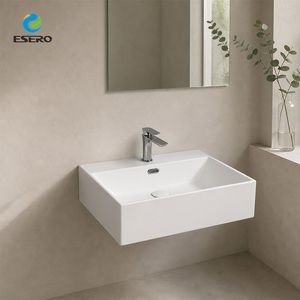 Lavabo rectangular de sobremesa para baño, de uso comercial, OEM, personalizado. - Product Image 4
