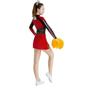 Nuevo conjunto de entrenamiento de porristas personalizado, pantalones cortos con sujetador de porristas elevados, práctica de porristas con uniformes de porristas - Product Image 2