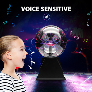 J & R Bán Buôn Plasma Bóng Hình Cầu Sét Ánh Sáng Đèn Đảng Magical Bóng Tĩnh Điện Nhấp Nháy Bóng 6Inch Dia12.7 Cm - Product Image 6