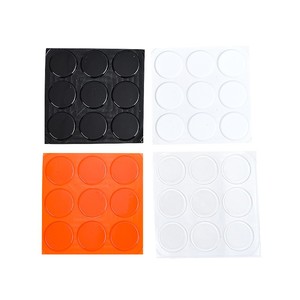 Patins en caoutchouc silicone autocollants antidérapants, points adhésifs transparents pour la protection des meubles - Product Image 4