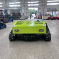 Robot Cortacésped Inteligente de 800 mm, Industrial, Bajo Consumo de Combustible, Altura de Corte Ajustable, para Limpieza de Praderas y Huertos en Terrenos Montañosos