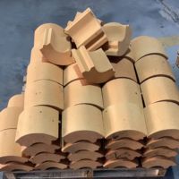 Briques réfractaires en diatomite sur mesure de haute qualité, briques réfractaires en argile courbées rondes pour four