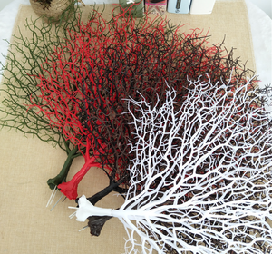 Plástico Pavo Real <span class=keywords><strong>Coral</strong></span> Rama Blanco Simulación Árbol Muerto Rama <span class=keywords><strong>Falsa</strong></span> Decoración <span class=keywords><strong>Coral</strong></span> Rama Muerta - Product Image 2