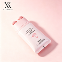 Tube souple cosmétique en PE recyclable de 100 ml de haute qualité, personnalisé en usine, avec applicateur à bille pour massage du cou, emballage vide pour crème pour le cou
