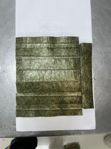 Fornecimento de Fábrica: Alga Nori Torrada para Sushi, Cortada em 1/8, Atacado - Product Image 3