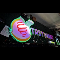 Enseignes électroniques lumineuses Lettres de canaux LED personnalisées Signalisation de magasin personnalisé 3d Acrylique Logo LED Panneau rétro-éclairé