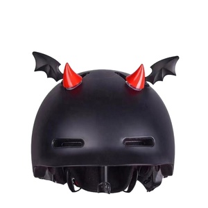 Casque De Moto Devil Demon Horn Avec Accessoires De Décoration Sucker Casque De Moto Devil Demon Horn Avec Accessoires De Décoration Sucker