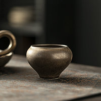 Tasse à thé en céramique émaillée Jiutian, style chinois, luxe léger, rétro, haut de gamme, pour service à thé Kung Fu