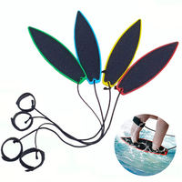 Logo personnalisé 100*30mm Portable En Plastique Mini Jouets Du Bout Des Doigts Surf Le Vent Soulagement Du Stress Jouets Doigt Planche De Surf Jouet