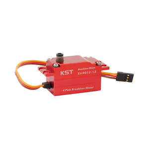 ขายดี KST SV4012-12 SHV เซอร์โว 42.0Kgf.cm 0.10sec/60. มอเตอร์ไร้แปรงถ่าน 4 ขั้ว โปรไฟล์ต่ำ DC12V อลูมิเนียมอัลลอยด์ สำหรับรถบังคับวิทยุแบบปีกตรึง - Product Image 4