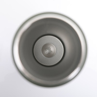 Botella de agua aislada de acero inoxidable con curva elegante, tapa de pajita giratoria, lavado a mano, sin BPA, ideal para caliente