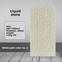 Rideau d'eau en briques pour mur en pierre artificielle en PU au design moderne pour l'extérieur, cour, piscine, hôtel, école ou table