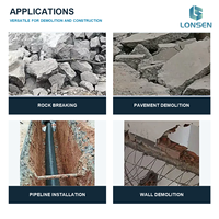 Marteau de démolition électrique 65, haute puissance, pour travaux lourds, briseur de béton, ponceuse à béton, démolition de murs, construction