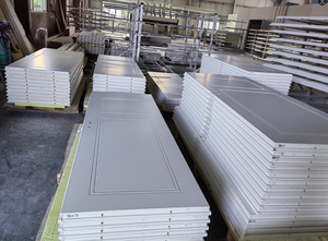 Водонепроницаемый WPC окрашенное сырье E Тип корпуса внутренняя дверная рама для спальни с готовой поверхностью со скидкой - Product Image 4