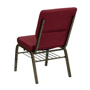 Neuankömmling Modern Neues Design Theater möbel Stapeln von ineinandergreifen den Kirchen stühlen aus Metall - Product Image 4