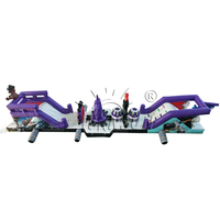 WINSUN-Equipo de juego suave con temática de piratas, Castillo de obstáculos inflable de PVC ecológico