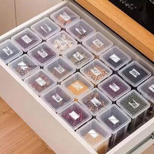 Aluminum <b>Kitchen</b> Spice <b>Storage</b> <b>Box</b> for Food for Cinnamon Octagonal Pepper Dried Pepper Spice Tank for Grain Tea <b>Storage</b> Plastic - Product Image 3