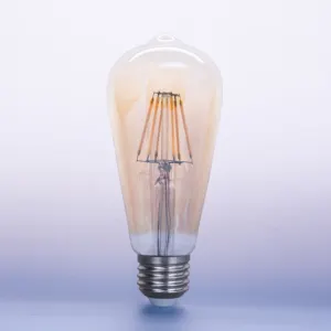 ST64 LED Edison Light Bulb E26 E27 Base 4w 6w 8w industrial decorate bulb vintage led filament light bulb