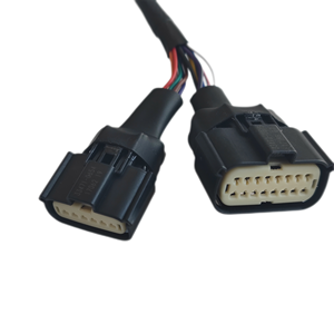 車/トラック/トレーラー/オートバイ用の16ピンおよび6ピンMX15密閉コネクタを備えたカスタムmolex自動照明ワイヤーハーネス - Product Image 4