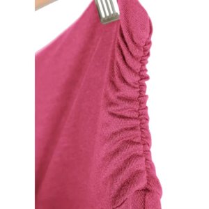 Custom High Waist Cotton Casual <b>Pleated</b> <b>maxi</b> <b>skirt</b> Formal Office Elegant Long satin <b>skirt</b> Solid Color Comfortable ruffle <b>skirt</b> - Product Image 6