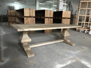 Table basse en bois massif rustique vintage de style farmhouse pour salon MRS WOODS - Product Image 6