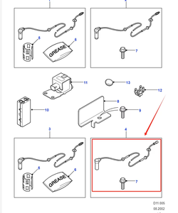 High Quality Rear ABS Wheel Speed <strong>Sensor</strong> ABS <strong>Sensor</strong> SSW000020 TAR100060 SSB500110 SSW100090 for Land Rover Freelander1998-2006 - Product Image 2