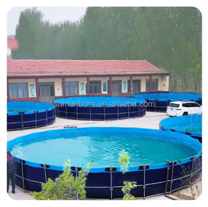 China se especializa en peceras redondas de PVC azules con generador de oxígeno para la cría de peces y camarones sudamericanos, tamaños personalizables. - Product Image 5